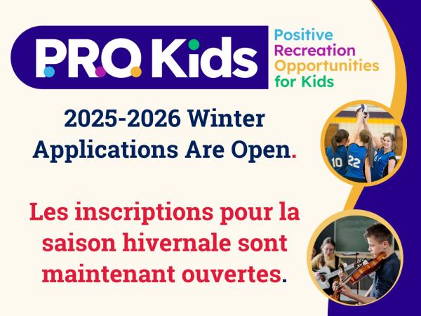 PRO Kids  Winter Applications