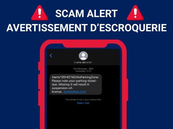 scam alert for texting