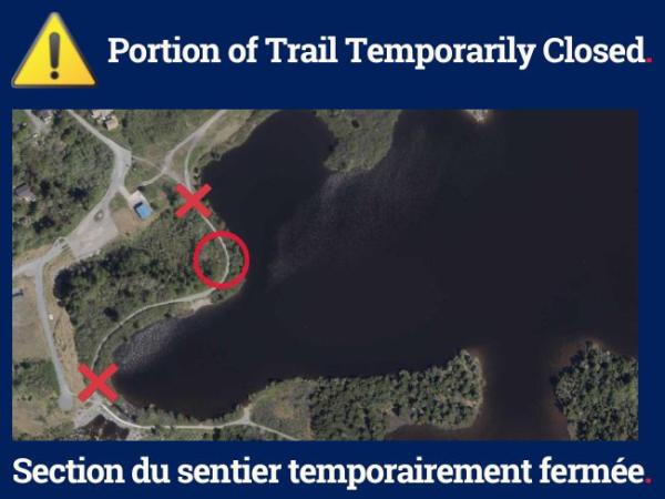 Portion of Res Trail Closed