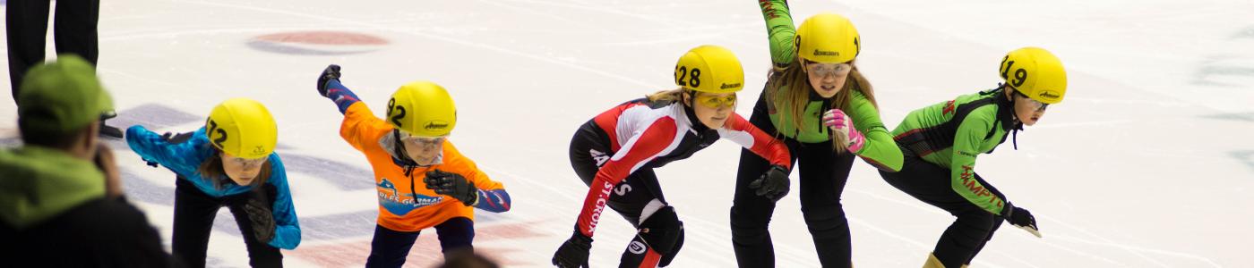 Speedskating at the Charles Gorman Arena