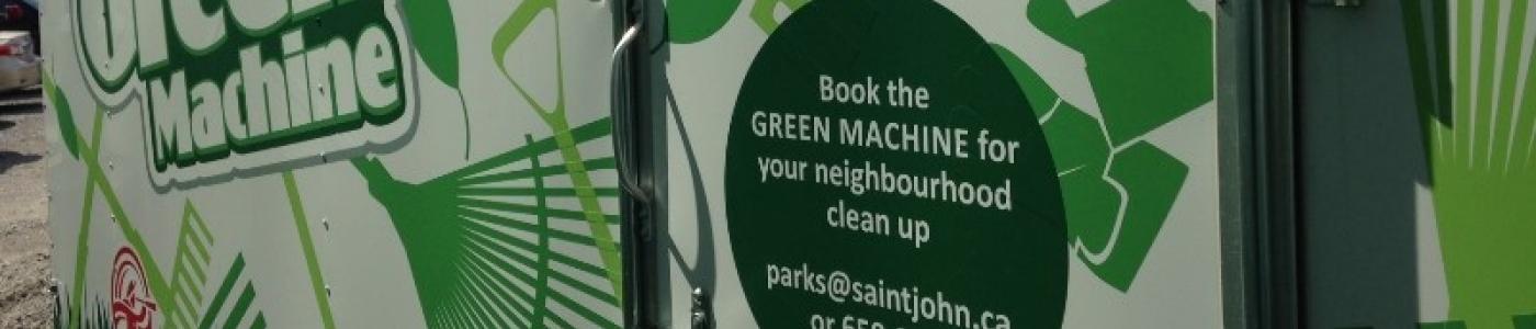 The Green Machine is available for neighbourhood clean ups