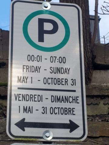 Parking Sign