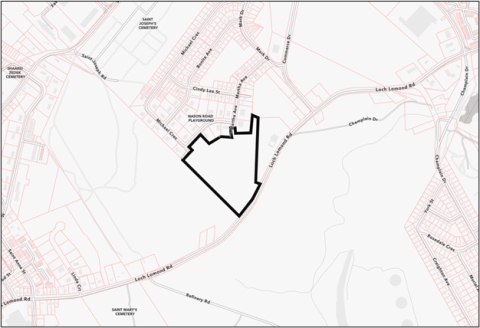 An image depicting the impacted property of 0 Nason Road/Martha Avenue