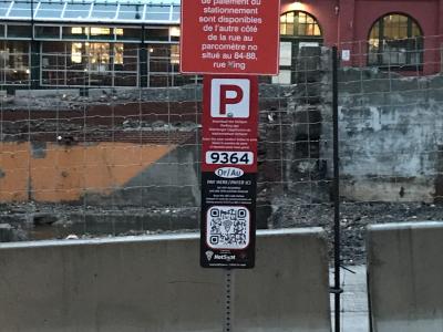 QR code parking