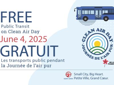 Clean Air Day - Transit Bus Ad poster 2025